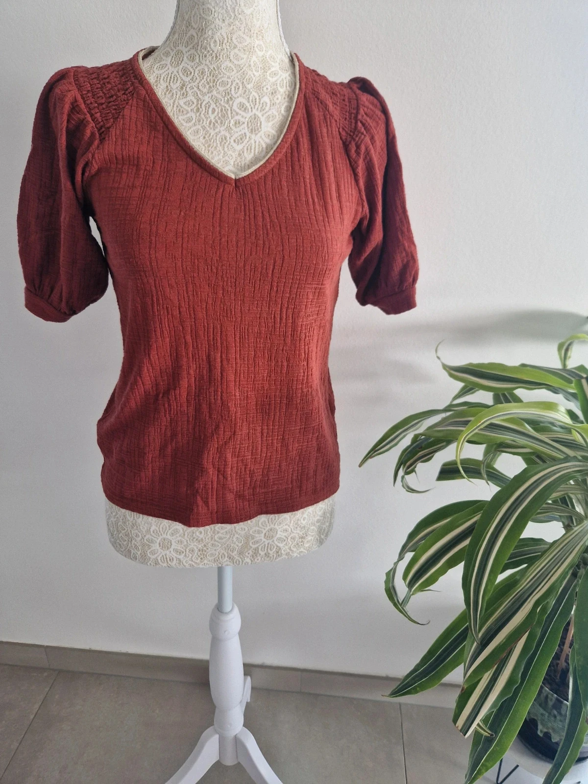 T-shirt terracotta - S estimée - Promod